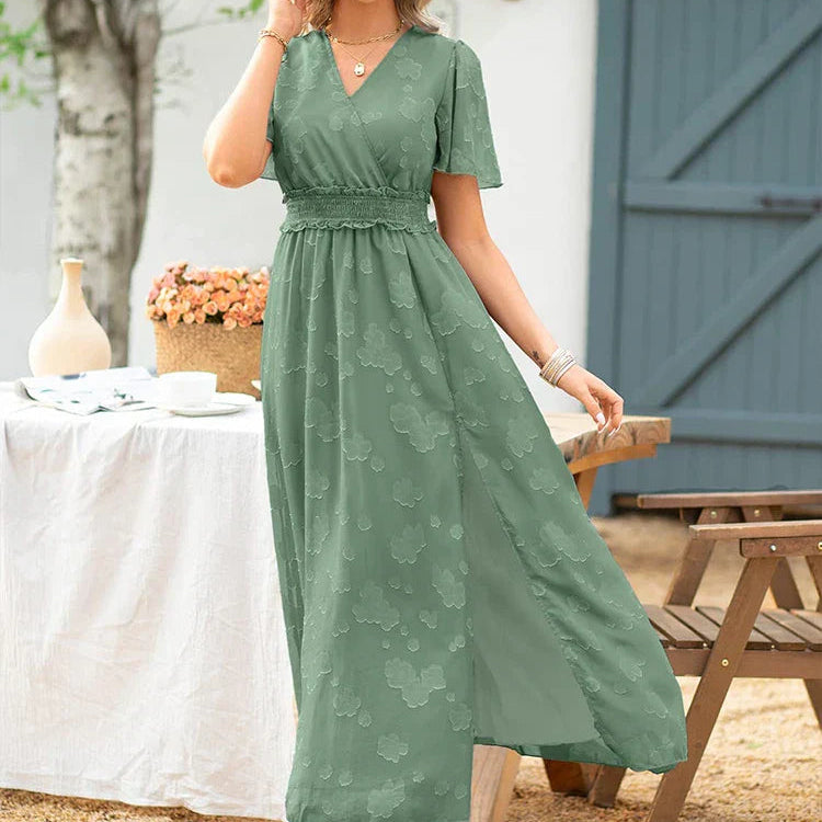Women's - Flowy Maxi Dress - Lightweight & Comfortable - Ideal for Summer Outings & Casual Events - Perfect for Every Occasion