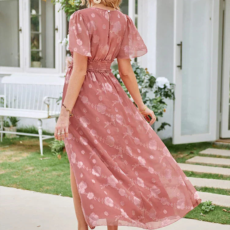 Women's - Flowy Maxi Dress - Lightweight & Comfortable - Ideal for Summer Outings & Casual Events - Perfect for Every Occasion