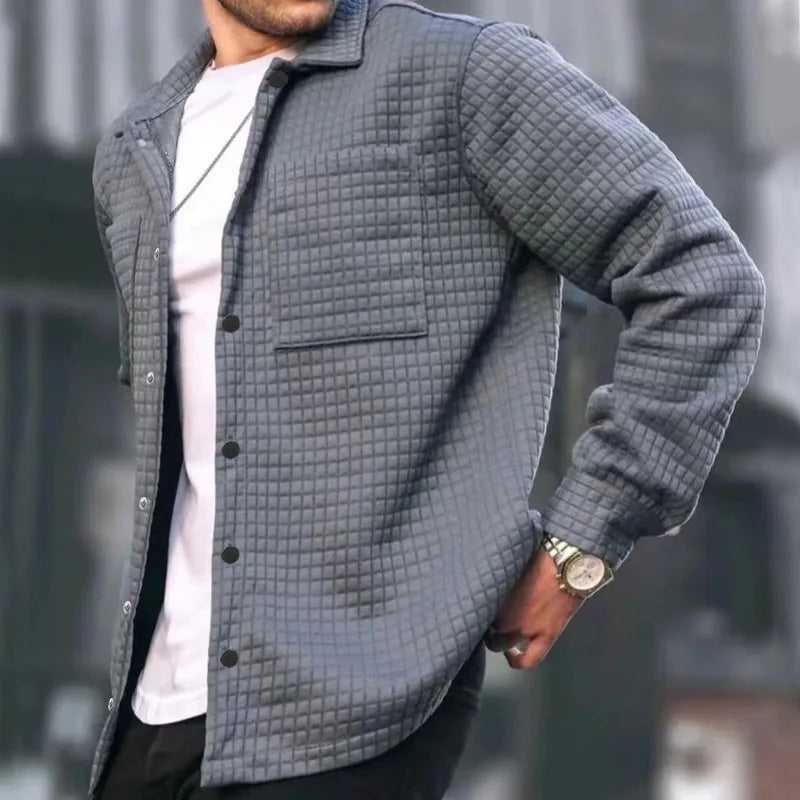 Men's - Quilted Shirt Jacket - Relaxed Fit