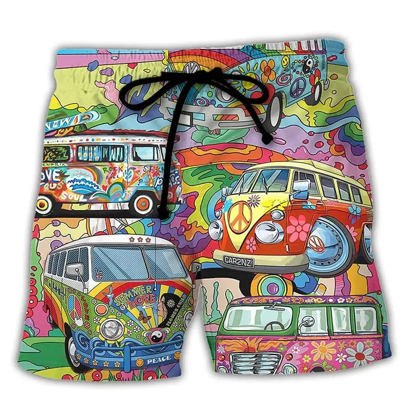 Men's - Trendy Swim Shorts - Lightweight and Quick Drying - Perfect for Summer