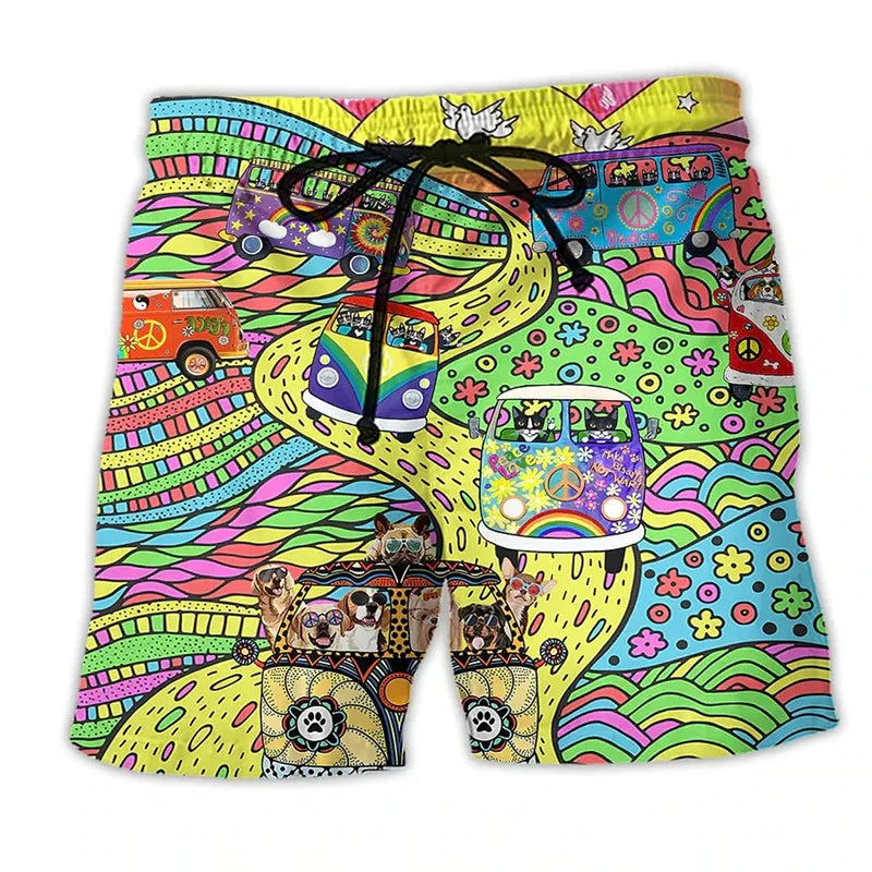 Men's - Trendy Swim Shorts - Lightweight and Quick Drying - Perfect for Summer