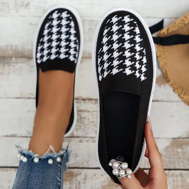 Women's - Lightweight Slip-On Shoes - Comfortable & Breathable Design for Everyday Wear - Ideal for Casual Outings
