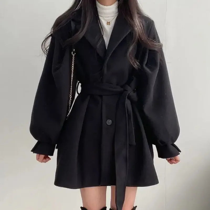Women's - Trench Coat with Belt | Stylish & Elegant Design