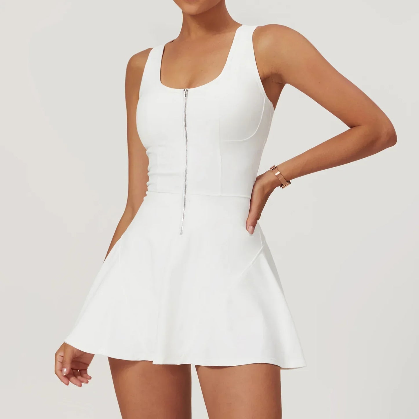 Women's - Elegant Activewear Dress - Lightweight, Stylish Design - Perfect for Fitness and Everyday Wear
