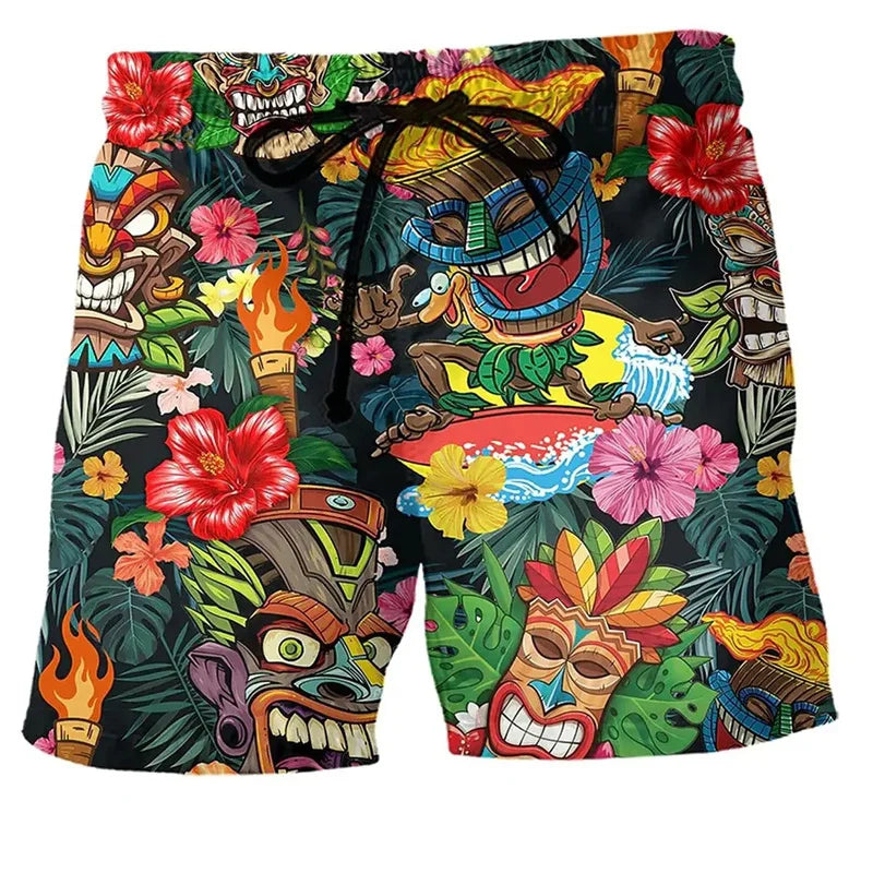 Men's - Trendy Swim Shorts - Lightweight and Quick Drying - Perfect for Summer