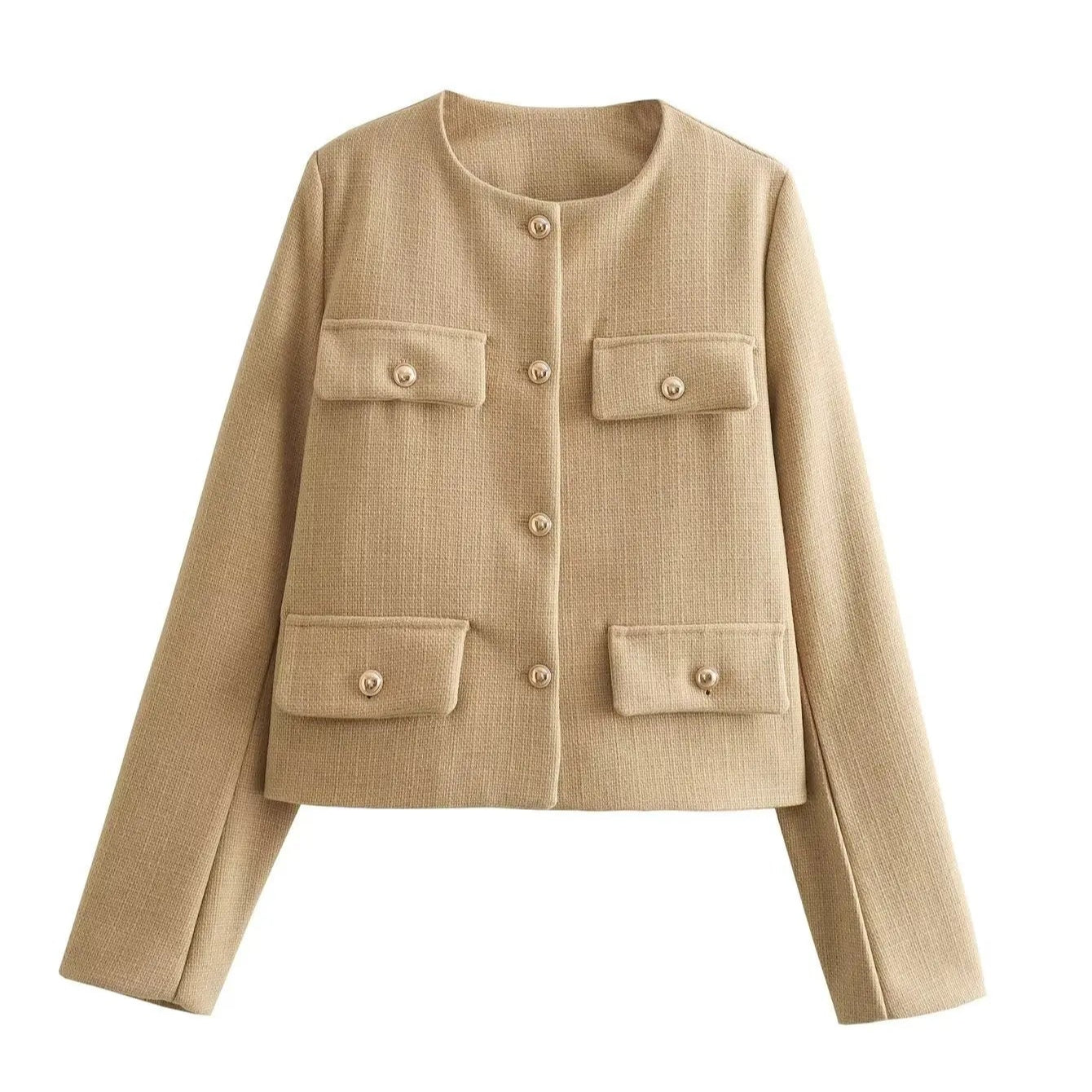 Women's - Trendy Jacket - Stylish Design - Comfortable Fabric - Perfect for Casual Outings