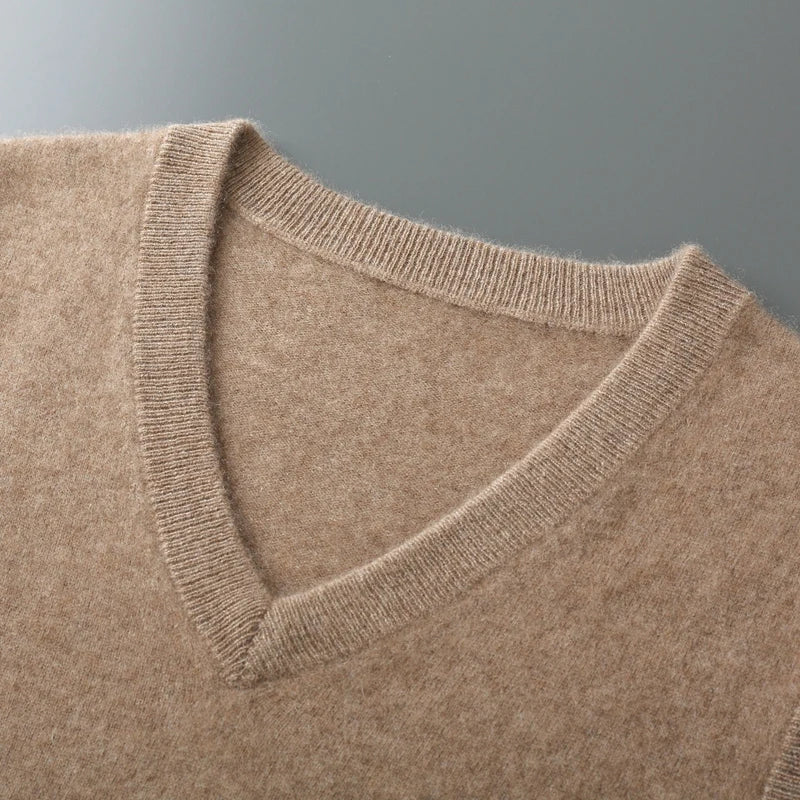Men's - Wool Vest – Classic Fit, Warm Design – Smart Casual Layering