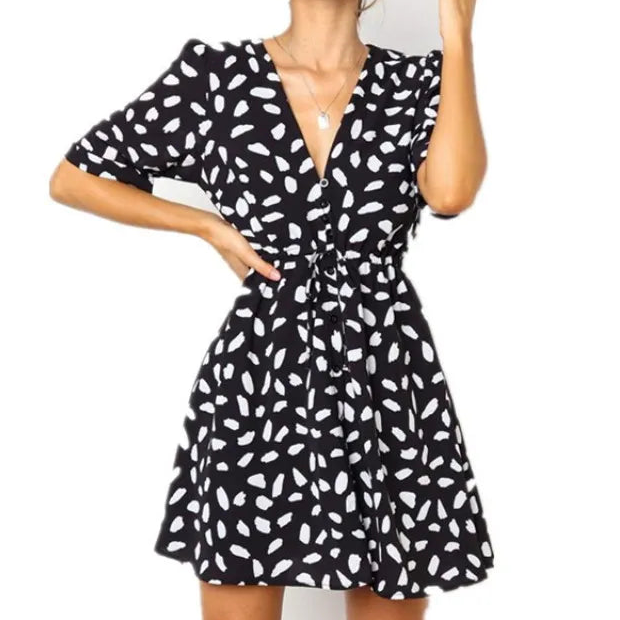 Women's - Lightweight Beach Sundress - Soft Fabric - Ideal for Summer Relaxation & Fun - Summer Dress