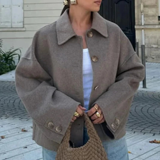 Women's - Stylish Jacket - Wool Blend