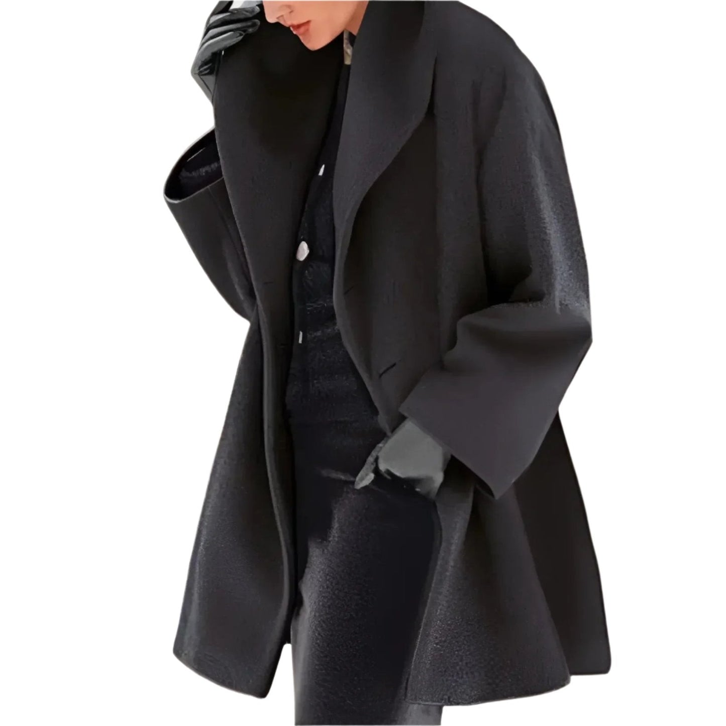 Women's - Winter Coat - Elegant Tailored Design - Chic Outerwear for Autumn and Winter