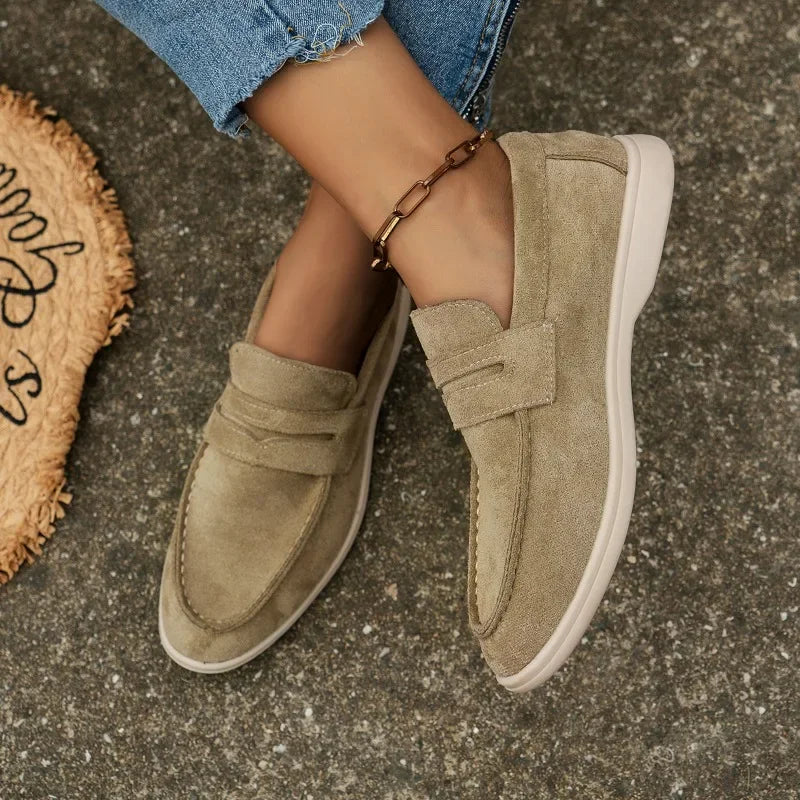 Women's - Lightweight Loafers - Comfortable Casual Shoes - Perfect for Everyday Wear - Stylish & Versatile Footwear