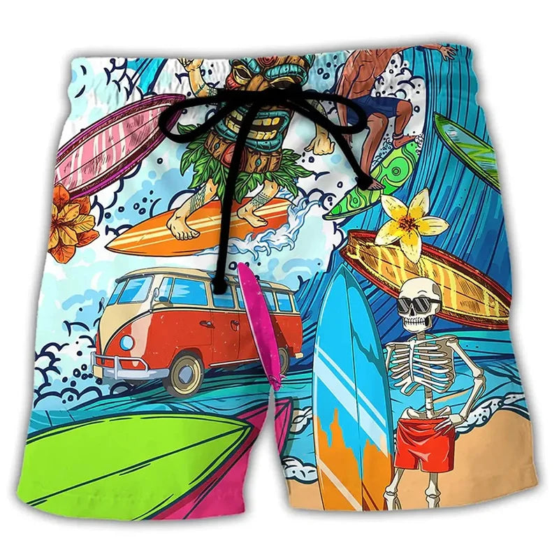 Men's - Trendy Swim Shorts - Lightweight and Quick Drying - Perfect for Summer