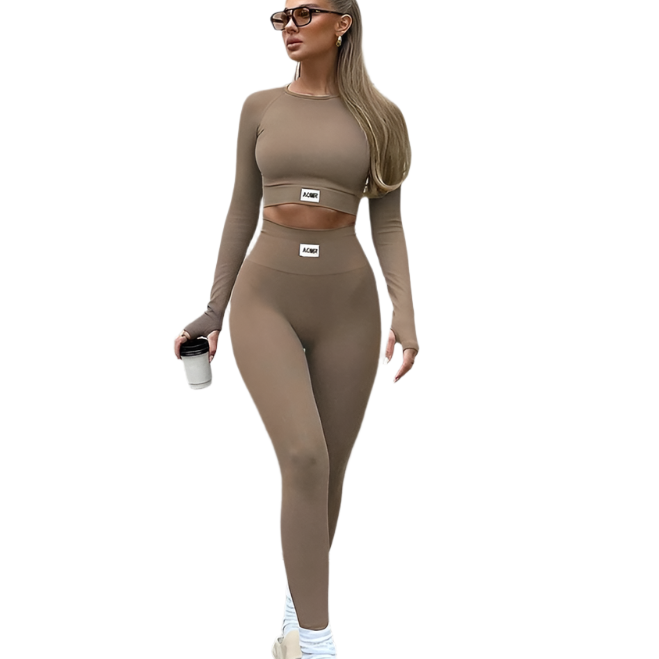 Women's - Sophisticated Activewear Set - Breathable Fabric - Comfortable & Stylish Athletic Outfit for All Workouts
