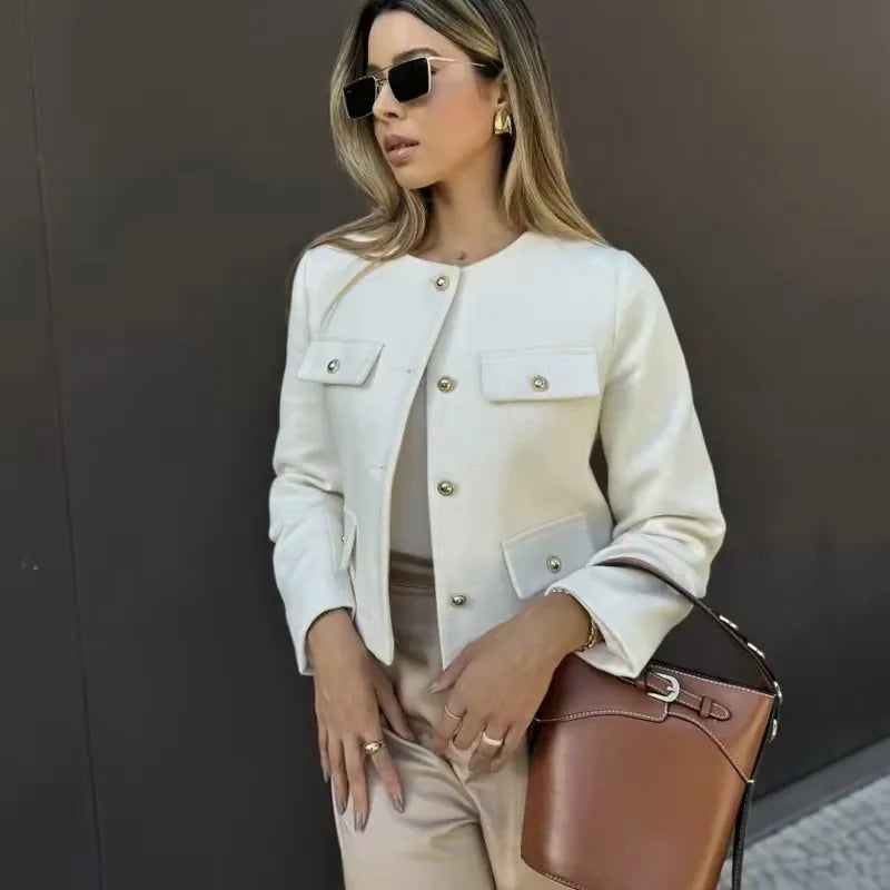 Women's - Trendy Jacket - Stylish Design - Comfortable Fabric - Perfect for Casual Outings