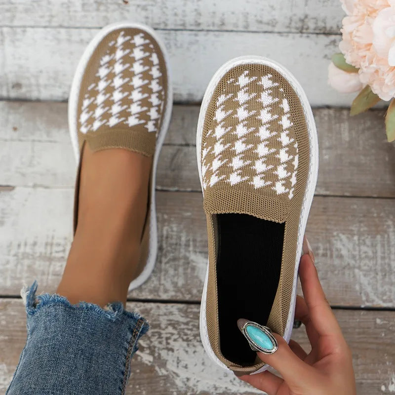 Women's - Lightweight Slip-On Shoes - Comfortable & Breathable Design for Everyday Wear - Ideal for Casual Outings
