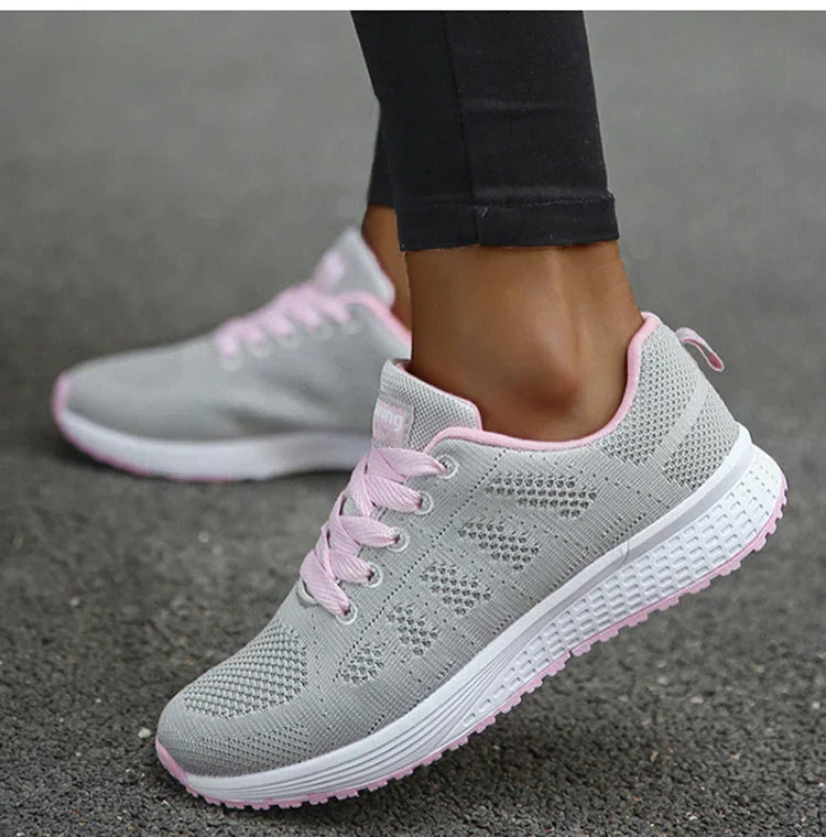 Women's - Comfortable Running Shoes - Lightweight & Breathable Material - Ideal for Daily Fitness & Jogging