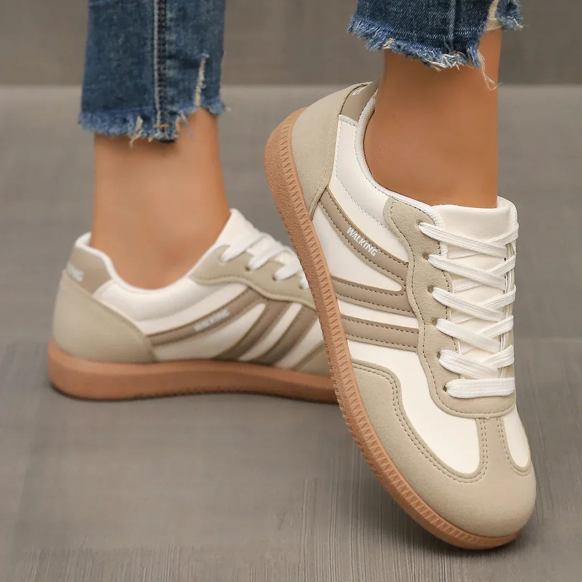 Women's - Casual Sneakers – Lightweight, Supportive & Breathable Comfort Shoes