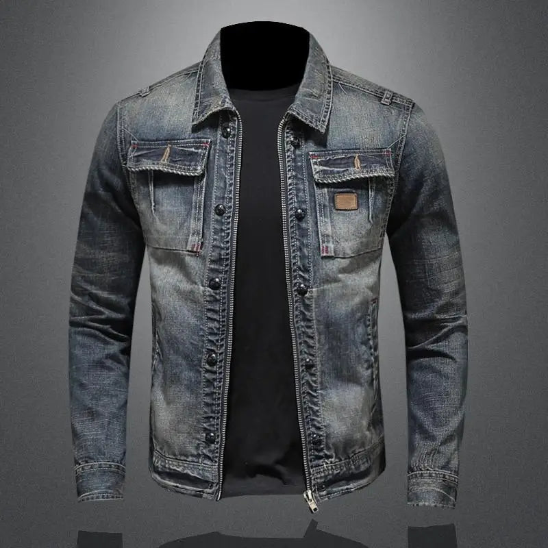 Men - Jacket - Vintage Denim - Retro Look