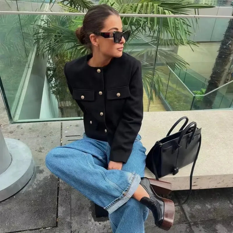Women's - Trendy Jacket - Stylish Design - Comfortable Fabric - Perfect for Casual Outings