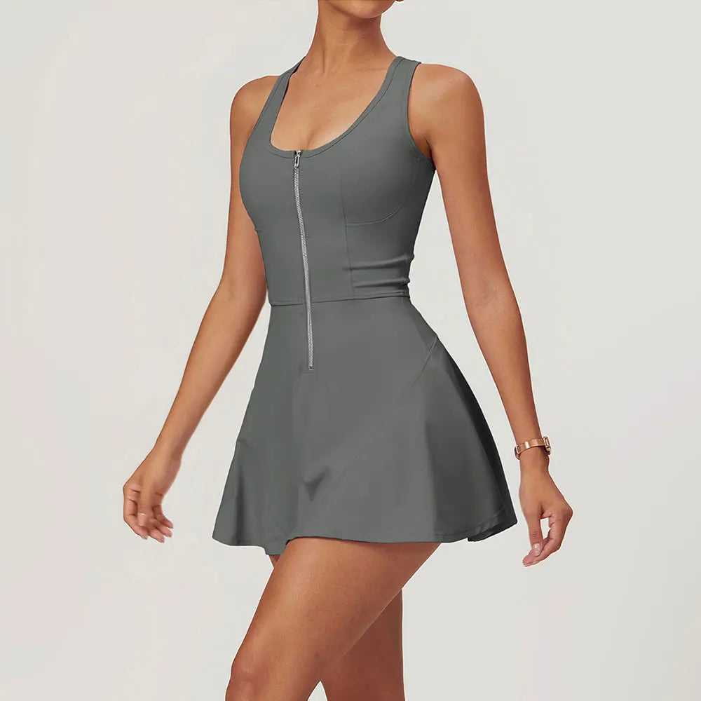 Women's - Elegant Activewear Dress - Lightweight, Stylish Design - Perfect for Fitness and Everyday Wear