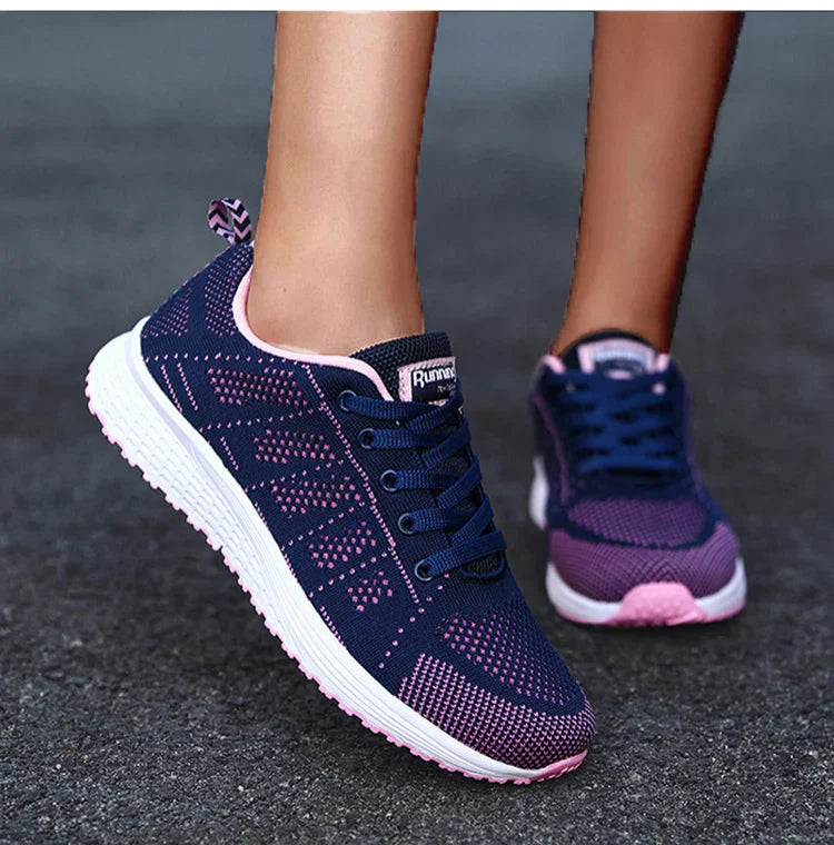 Women's - Comfortable Running Shoes - Lightweight & Breathable Material - Ideal for Daily Fitness & Jogging