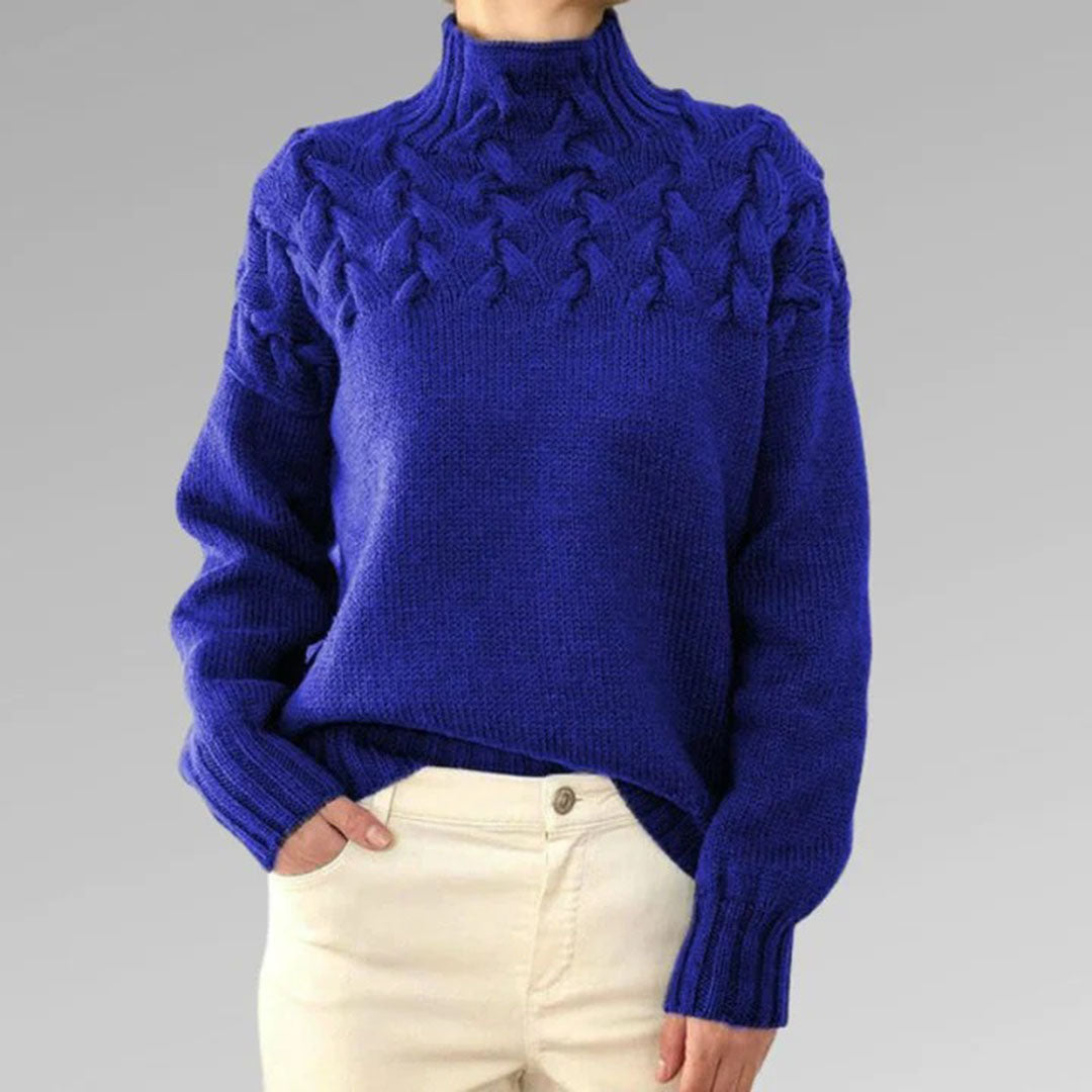 Women's - Cashmere Knit Sweater - Cosy Style for Effortless Elegance
