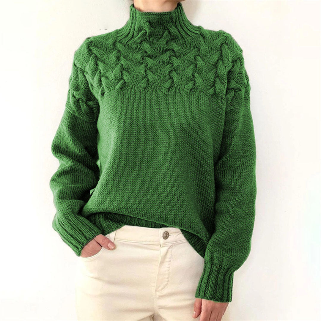Women's - Cashmere Knit Sweater - Cosy Style for Effortless Elegance