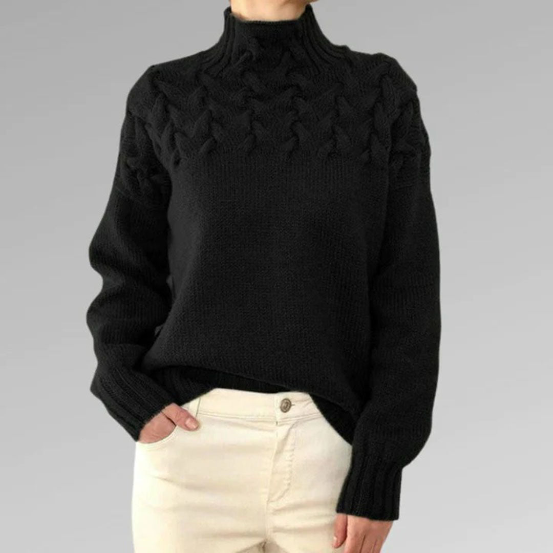 Women's - Cashmere Knit Sweater - Cosy Style for Effortless Elegance