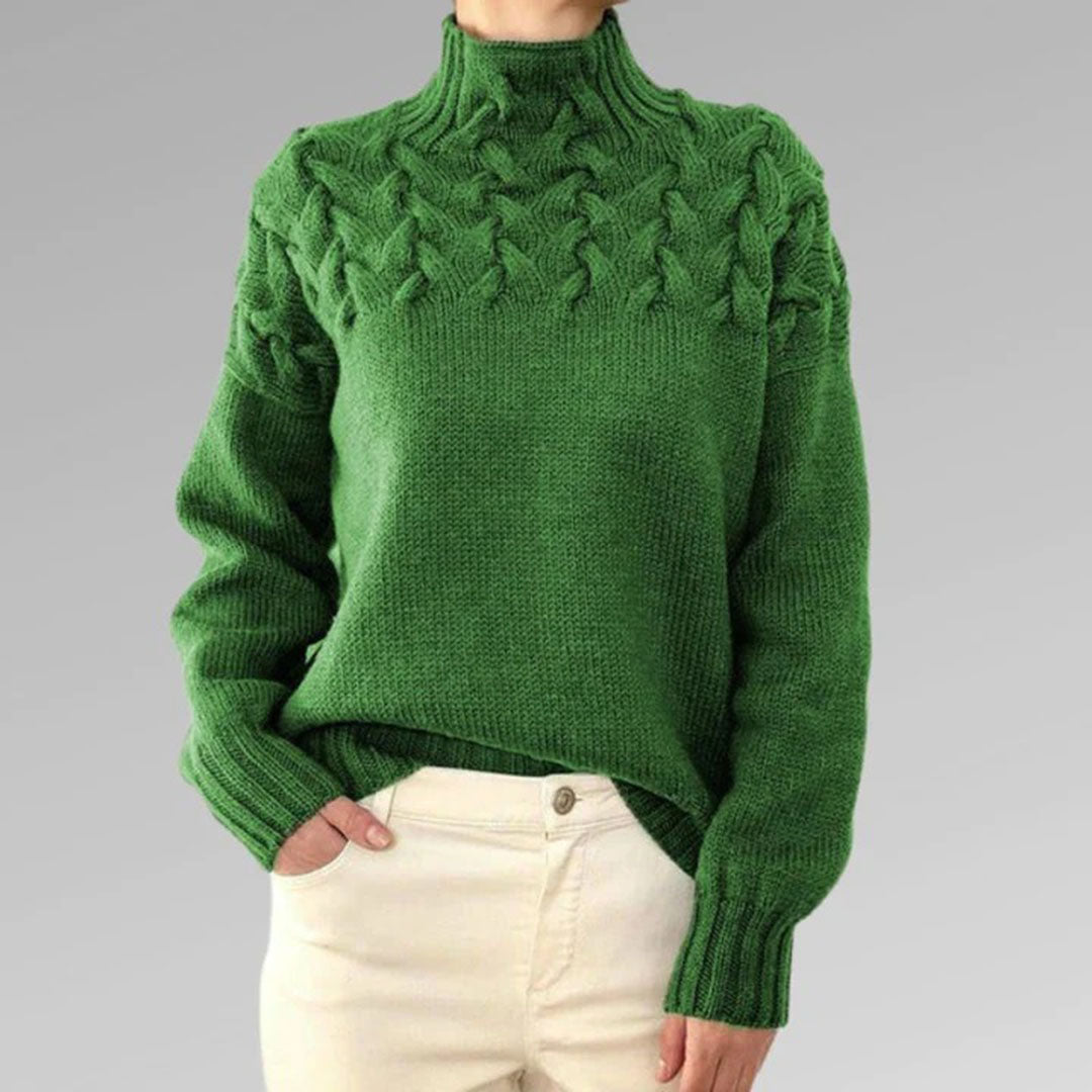 Women's - Cashmere Knit Sweater - Cosy Style for Effortless Elegance