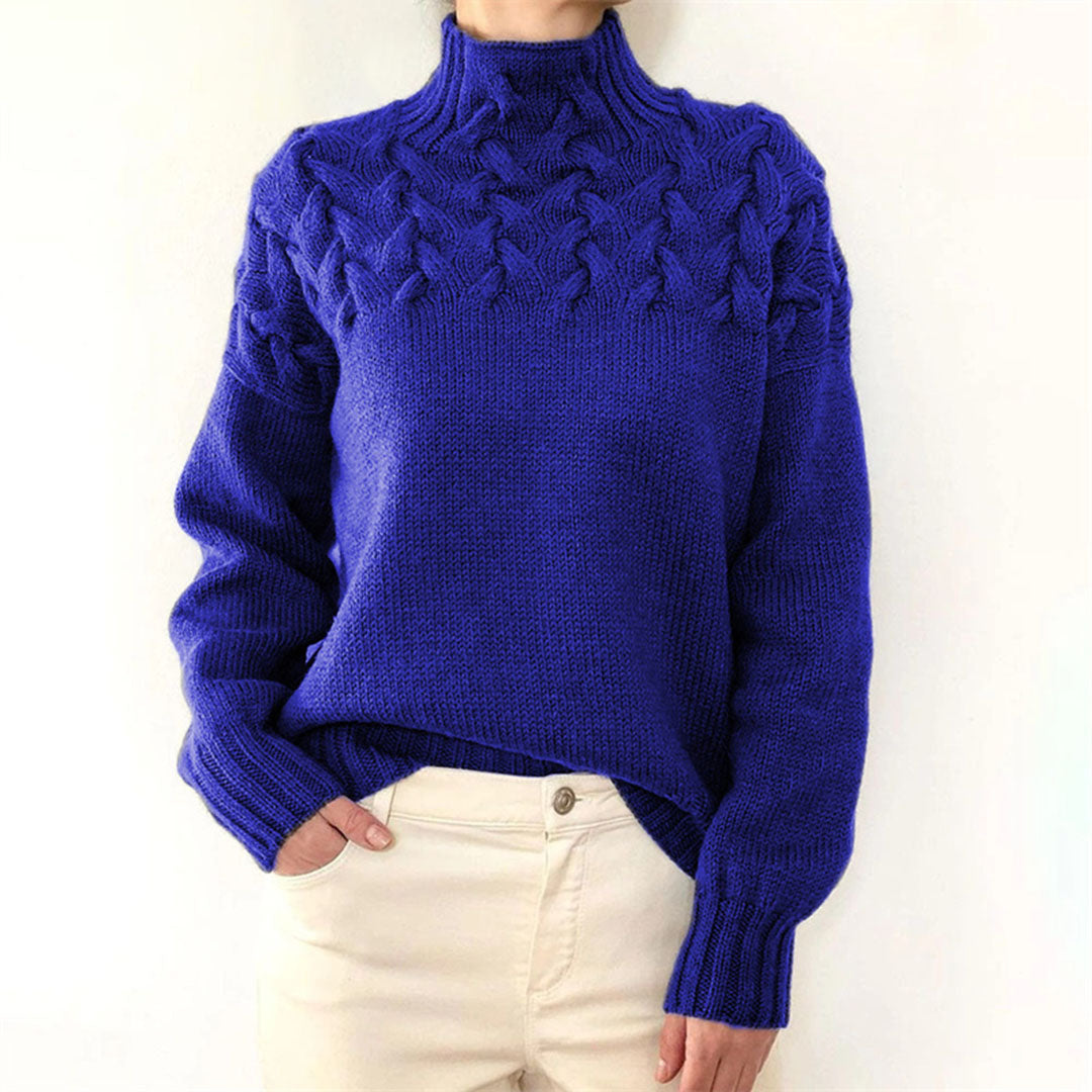 Women's - Cashmere Knit Sweater - Cosy Style for Effortless Elegance