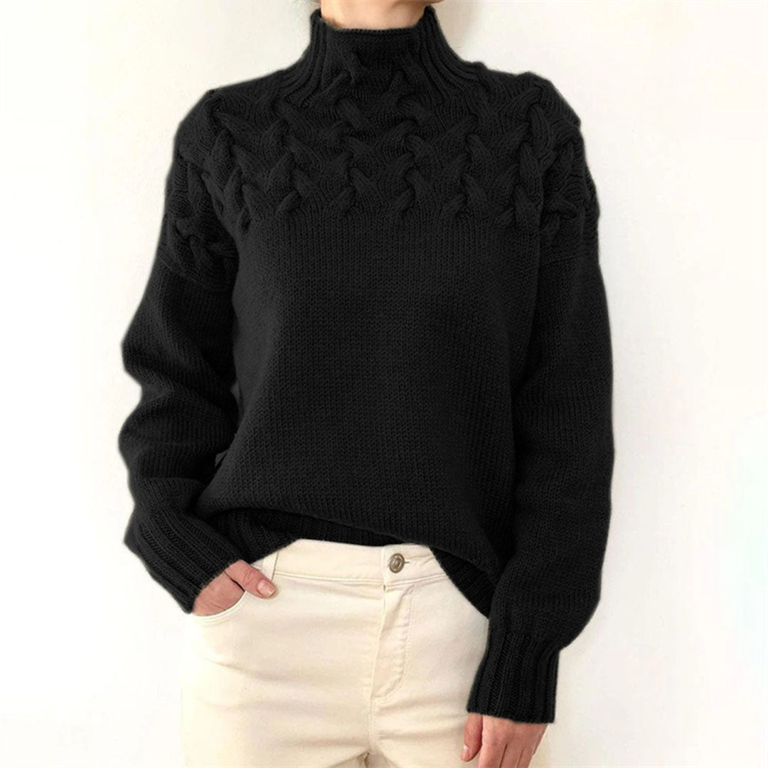 Women's - Cashmere Knit Sweater - Cosy Style for Effortless Elegance