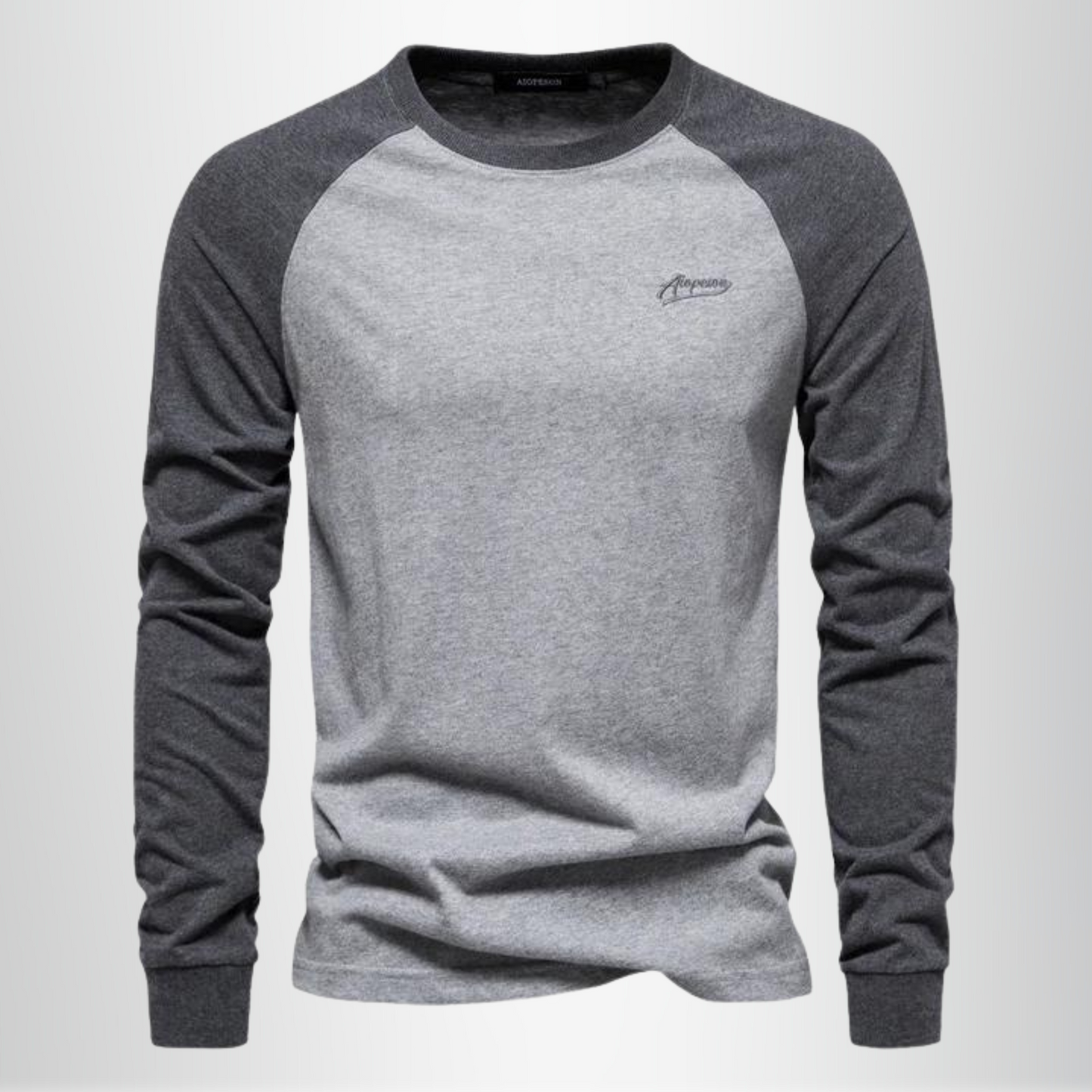 Men - T-Shirt - Long Sleeve - Cotton Blend