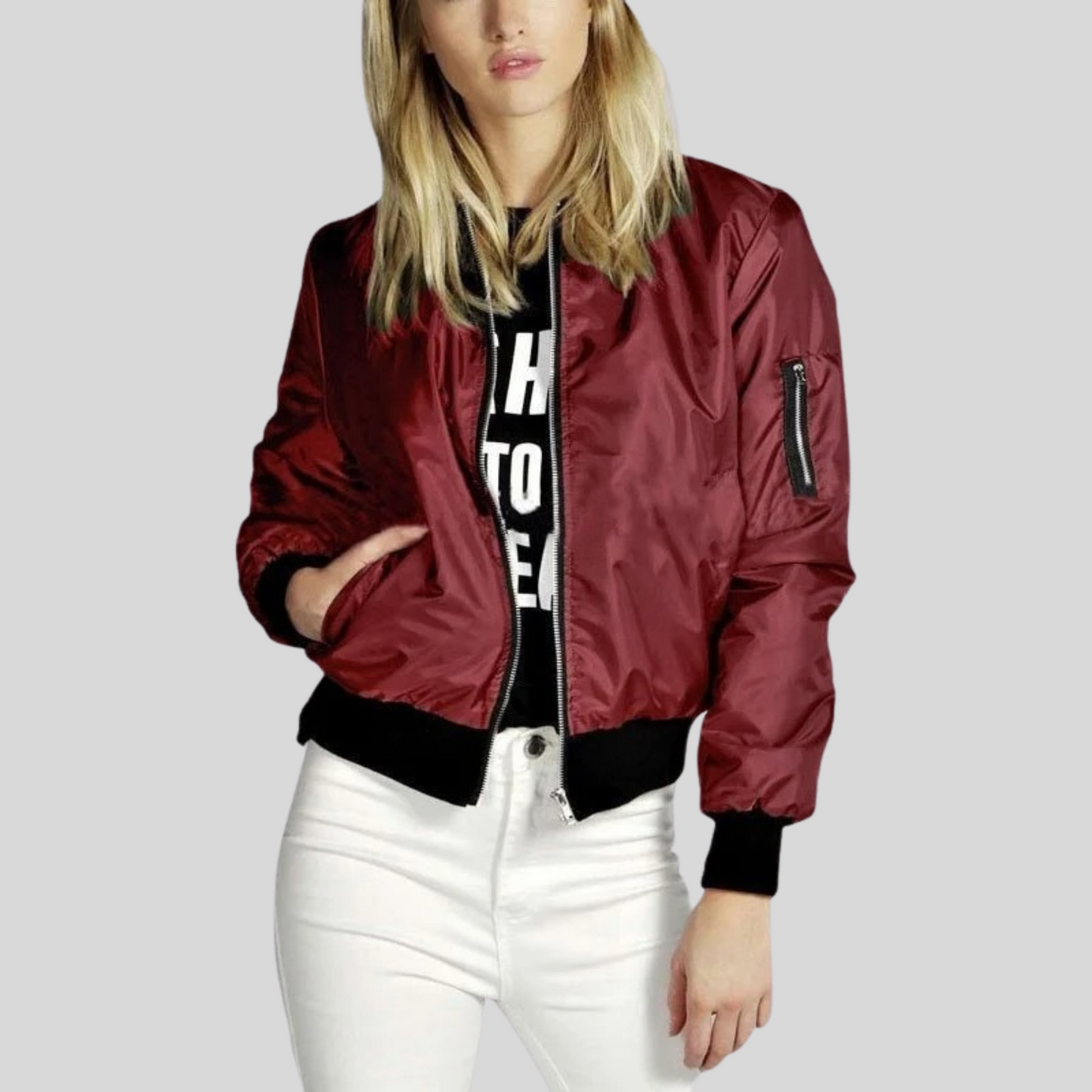 Women - Jacket - Bomber Style - Comfy Layer
