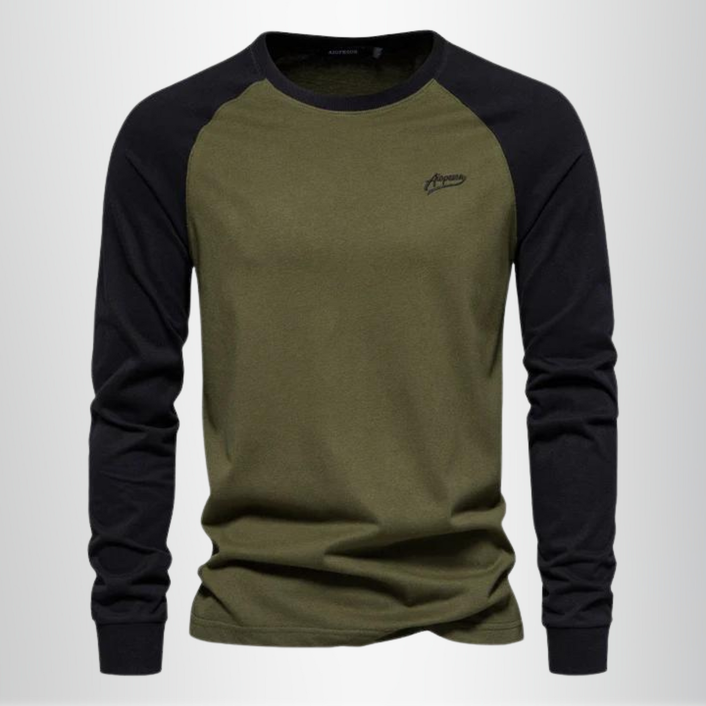 Men - T-Shirt - Long Sleeve - Cotton Blend