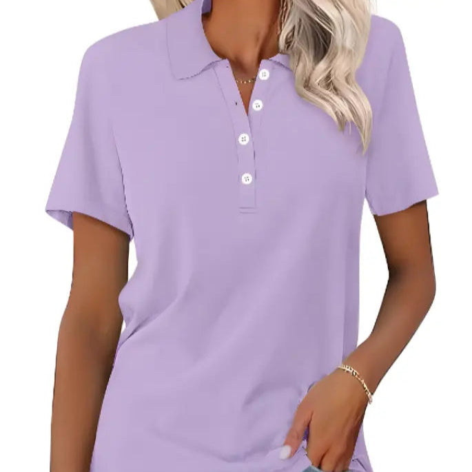Women's - Polo Shirt - Soft Cotton Blend - Ultimate Comfort & Stylish Fit - Ideal for Everyday Wear