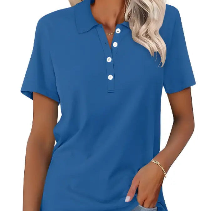 Women's - Polo Shirt - Soft Cotton Blend - Ultimate Comfort & Stylish Fit - Ideal for Everyday Wear