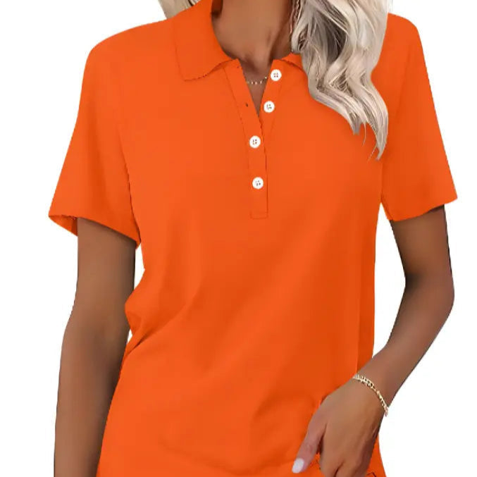 Women's - Polo Shirt - Soft Cotton Blend - Ultimate Comfort & Stylish Fit - Ideal for Everyday Wear