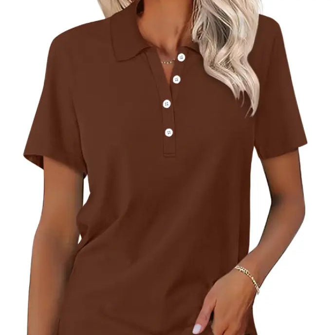 Women's - Polo Shirt - Soft Cotton Blend - Ultimate Comfort & Stylish Fit - Ideal for Everyday Wear