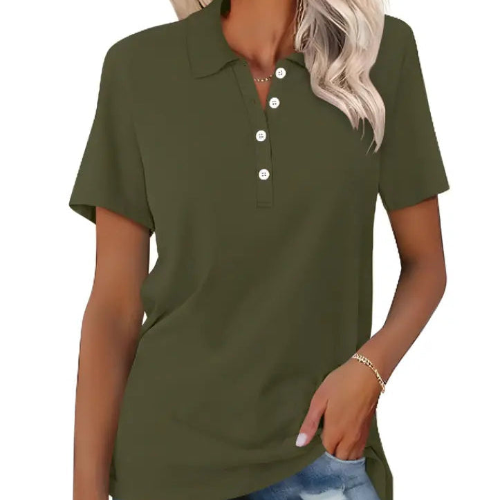 Women's - Polo Shirt - Soft Cotton Blend - Ultimate Comfort & Stylish Fit - Ideal for Everyday Wear