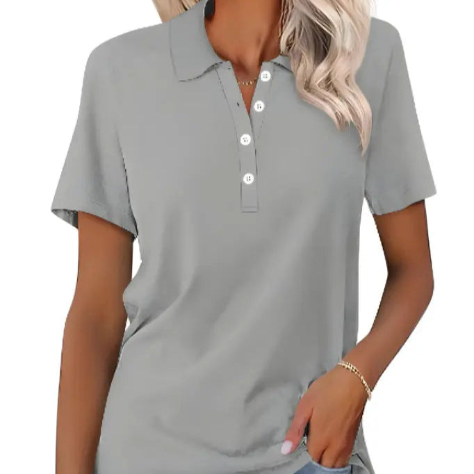 Women's - Polo Shirt - Soft Cotton Blend - Ultimate Comfort & Stylish Fit - Ideal for Everyday Wear