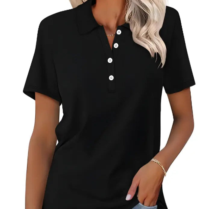 Women's - Polo Shirt - Soft Cotton Blend - Ultimate Comfort & Stylish Fit - Ideal for Everyday Wear