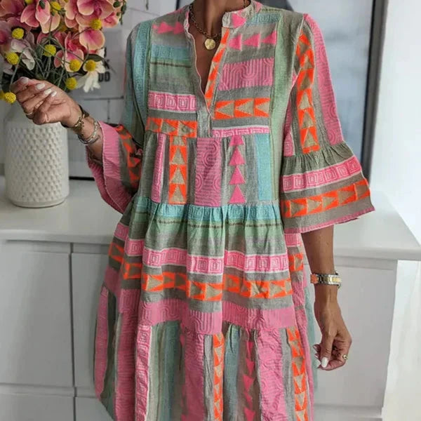 Women's - Summer Dress - Breathable Cotton Hemp