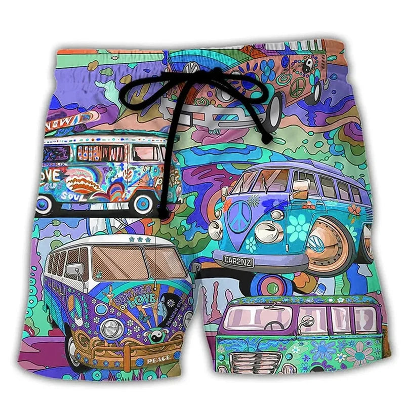 Men's - Trendy Swim Shorts - Lightweight and Quick Drying - Perfect for Summer
