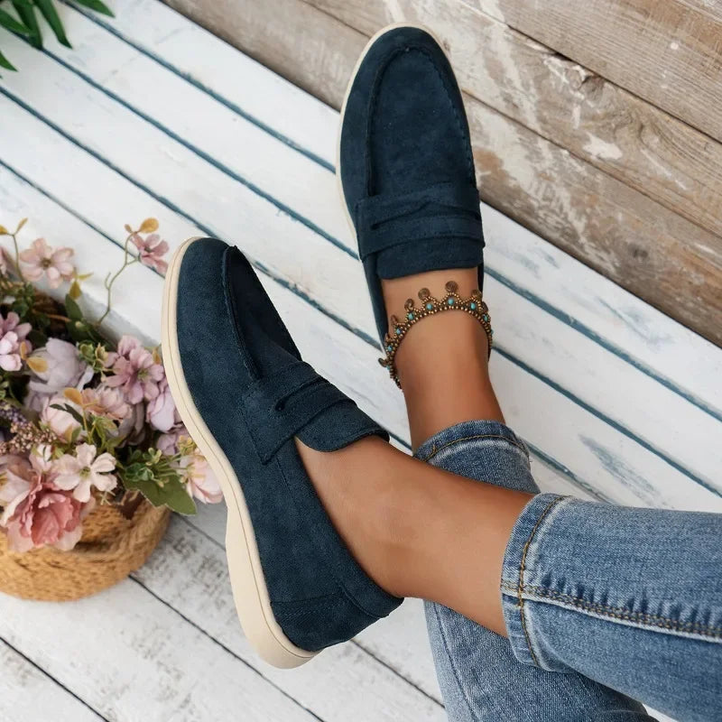 Women's - Lightweight Loafers - Comfortable Casual Shoes - Perfect for Everyday Wear - Stylish & Versatile Footwear