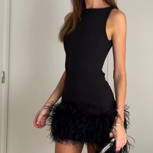 Women's - Glamorous Party Dress - Elegant Style - Comfortable Fabric - Perfect for Special Occasions