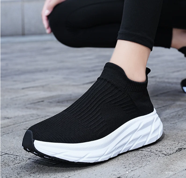 Women's - Comfortable Walking Sneakers - Lightweight, Breathable Design - Ideal for Daily Use and Fitness