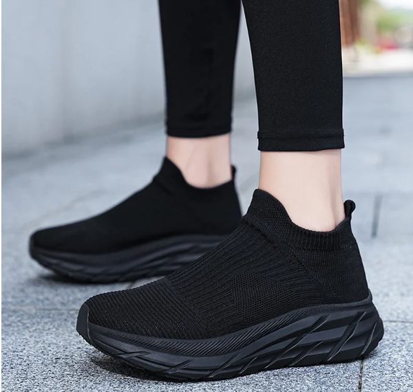 Women's - Comfortable Walking Sneakers - Lightweight, Breathable Design - Ideal for Daily Use and Fitness