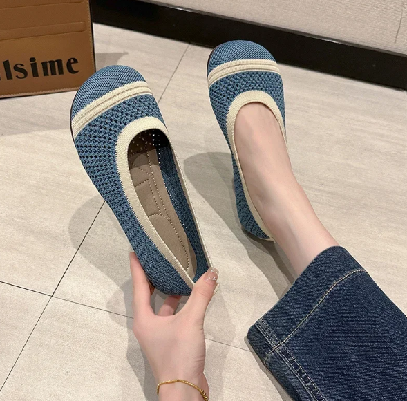 Women's - Ballet Shoes - Comfortable & Stylish - Perfect for Dance & Performance - Lightweight Design