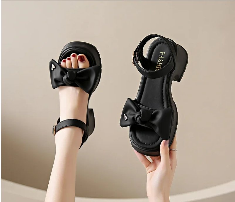 Women's - Platform Sandals - Comfortable Casual Footwear - Stylish Summer Shoes for Everyday Wear