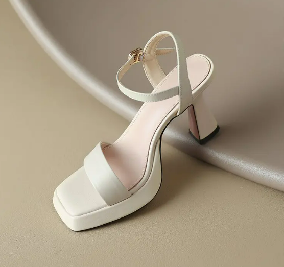 Women's - Stylish Platform Heels - Comfortable and Trendy Design - Perfect for Any Occasion